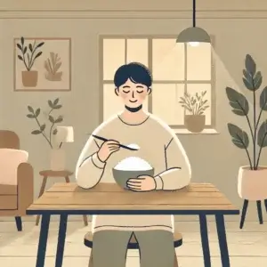 밥 먹는 꿈