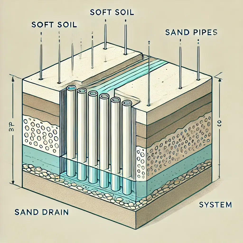 샌드드레인(Sand Drain)