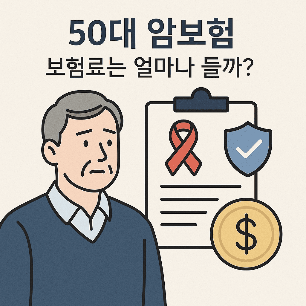 50대 암보험, 보험료