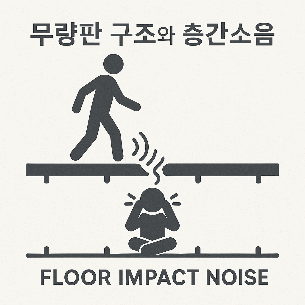 무량판 구조 층간소음