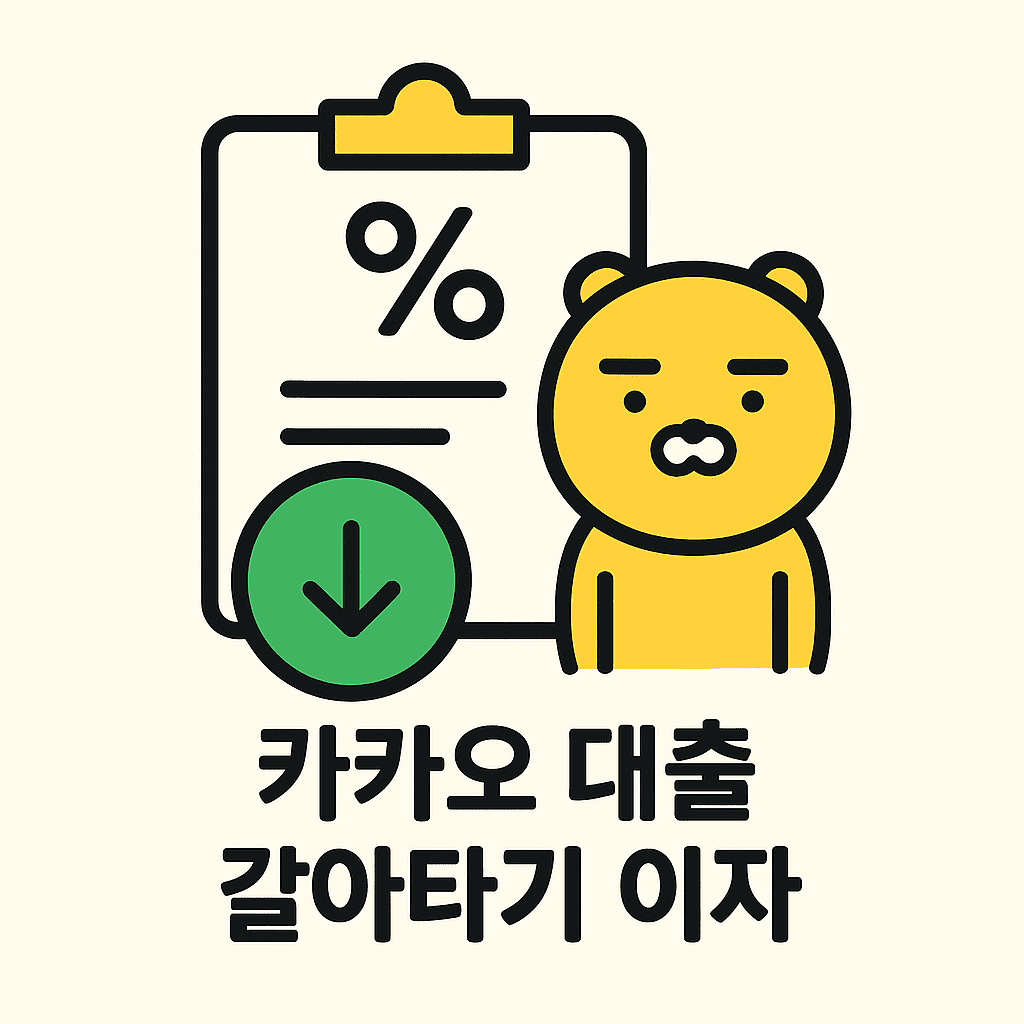 카카오 대출 갈아타기 이자
