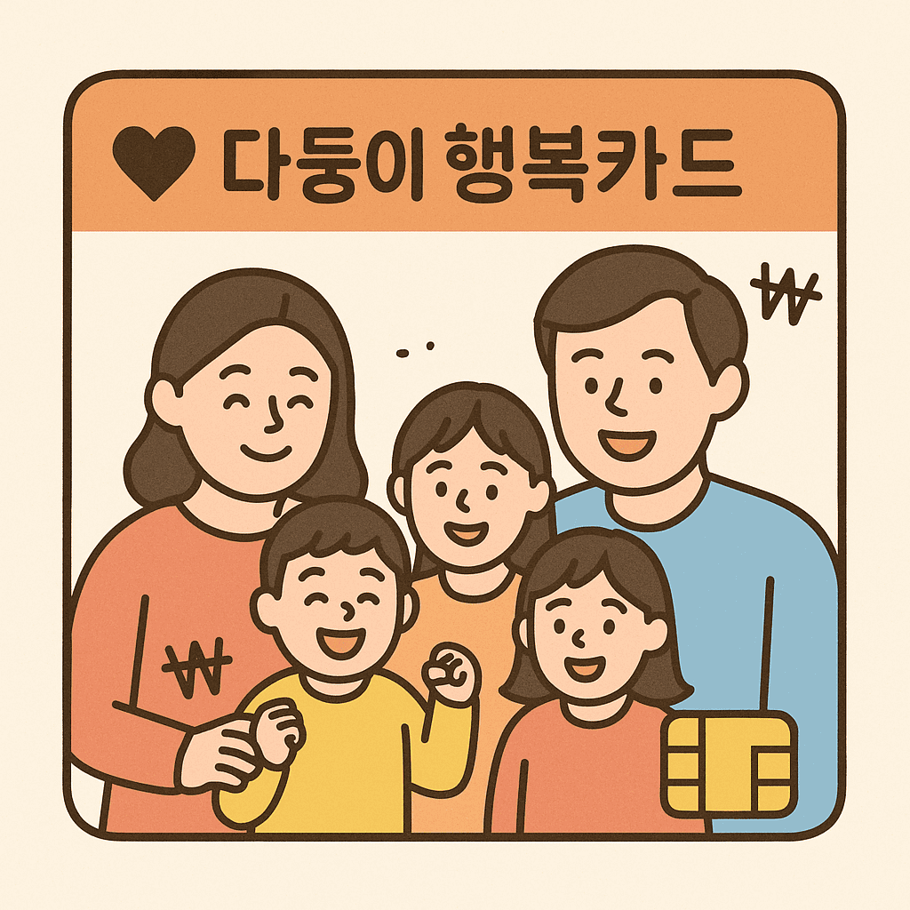 다둥이 행복카드 혜택 총정리