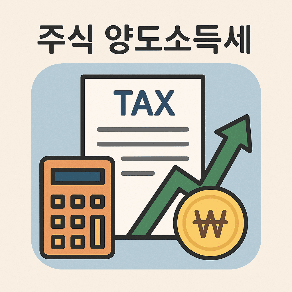 한국 주식 양도소득세 기준 정리